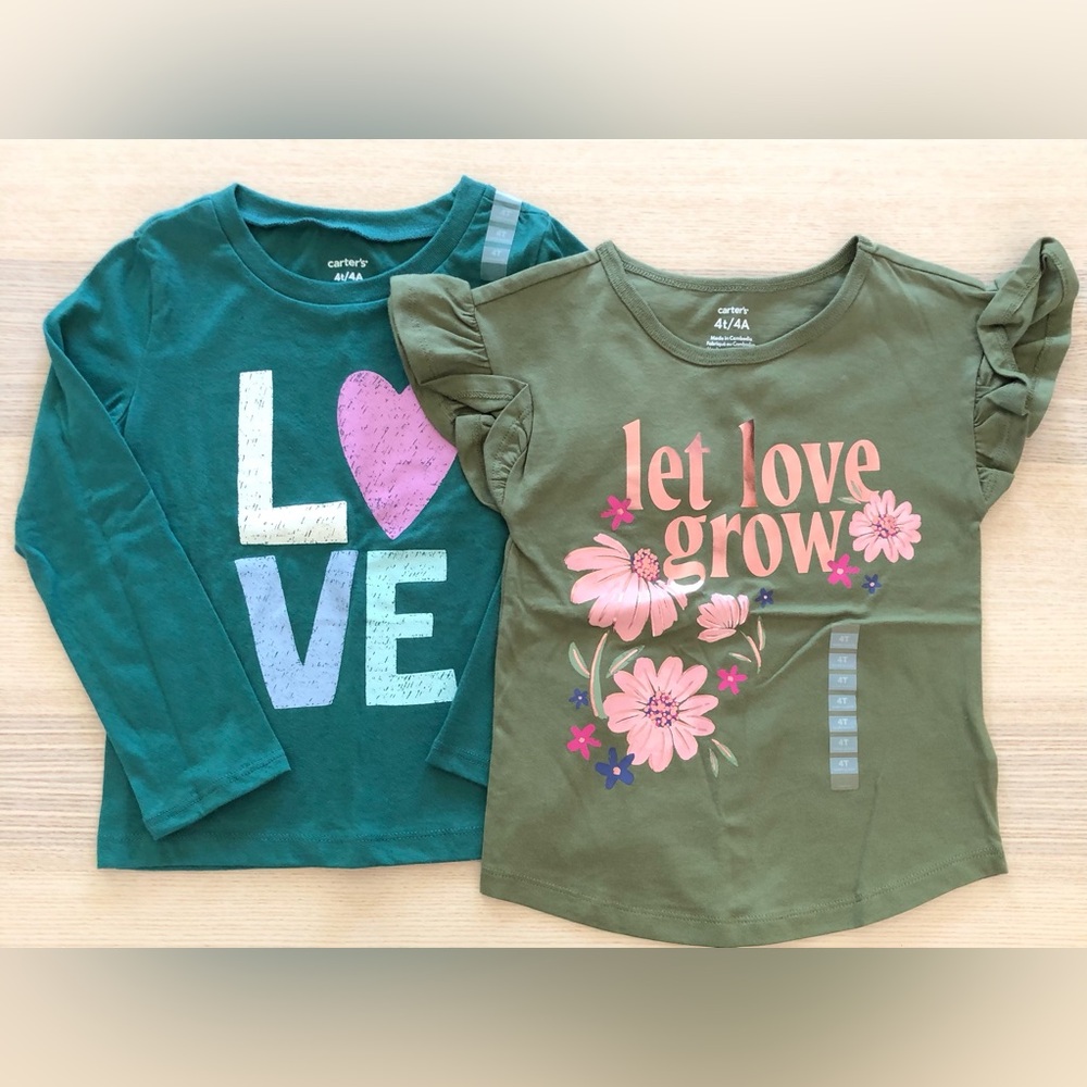 Carter's Long and short Sleeve Tees